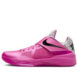 Кроссовки kd 4 'aunt pearl' Nike, розовый hf9098-600 | pinkfire ii/black/metallic silver