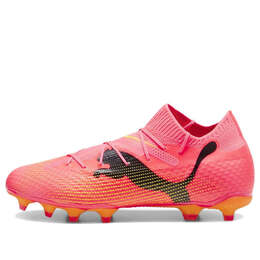 Кроссовки future 7 pro fg/ag lace up soccer sneakers 'pink' Puma, розовый 107707-03 | pink/black/orange