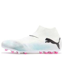 Кроссовки future 7 match + ll mg football shoes 'white blue' Puma, белый 107712-01 | white/blue/pink/black