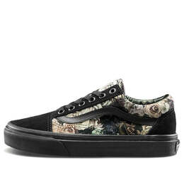 Кроссовки old skool black flowers Vans, черный vn0a38g1qso | black