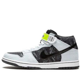 Кроссовки dunk mid premium sb 'heavy mental' Nike, черный 314381-002 | black/black
