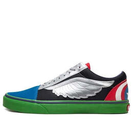 Кроссовки marvel x old skool 'avengers' Vans, черный vn0a38g1u3v | black/green/blue