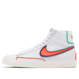 Кроссовки blazer mid '77 infinite 'white blue void crimson' Nike, белый da7233-102 | white/brt crimson-blue void-roma green-sail-black