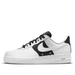 Кроссовки air force 1 '07 premium 'silver chain - white' Nike, черный da8571-100 | black/white/metallic sliver