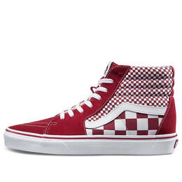 Кроссовки sk8-hi 'red mix checker' Vans, красный vn0a38gevk5 | red