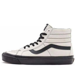 Кроссовки sk8-hi 38 dx 'white black' Vans, серый vn0a38gf9xo | grey/black