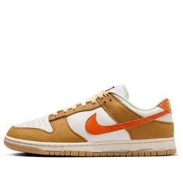 Кроссовки dunk low retro 'sail safety orange wheat' Nike, мультиколор hm3729-181 | sail/safety orange/wheat