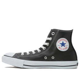 Кроссовки all star leather high top 'black white' Converse, черный 32044991 | black/white