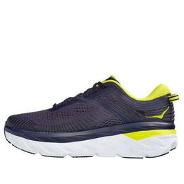 Кроссовки bondi 7 'odyssey grey deep well' Hoka One One, черный 1110518-ogdw | black/yellow