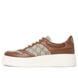 Кроссовки gg supreme sneaker 'brown beige ebony' Gucci, бежевый 669582-upga0-2348 | beige/ebony/brown