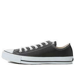 Кроссовки all star leather ox 'black white' Converse, черный 32143481 | black/white