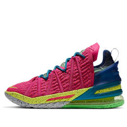 Кроссовки lebron 18 ep 'los angeles by night' Nike, розовый db7644-600 | pink/yellow/blue