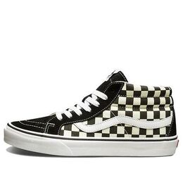 Кроссовки sk8-mid reissue 'checkerboard' Vans, черный vn0a391fqxh | black