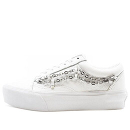 Кроссовки old skool platform 'chain - true white' Vans, белый vn0a3b3u2tl | white