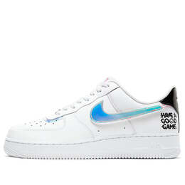 Кроссовки air force 1 '07 lv8 'have a good game' Nike, белый dc0710-191 | white/multi-color/black/bright crimson/baltic blue