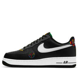 Кроссовки air force 1 '07 lv8 'live together, play together' Nike, черный dc1483-001 | blackwhiteyellow