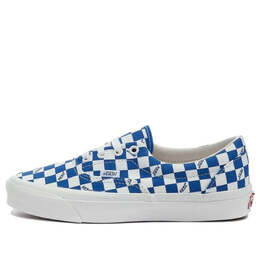 Кроссовки og era lx checkerboard 'night blue' Vans, синий vn0a3cxn9u91 | blue/white