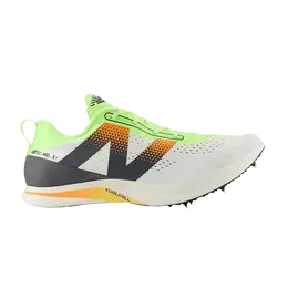 Кроссовки New Balance FuelCell SuperComp MDXv3 White Bleached Lime Glo, белый umdelrsf | white bleached lime glo