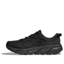 Кроссовки clifton l suede 'triple black' Hoka One One, черный 1122571-bblc | black/black