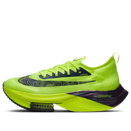 Кроссовки air zoom alphafly next% 'volt' Nike, мультиколор dc5238-702 | volt/racer blue-multi-color-black
