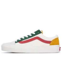 Кроссовки style 36 white red Vans, белый vn0a3dz3vz0 | white/red