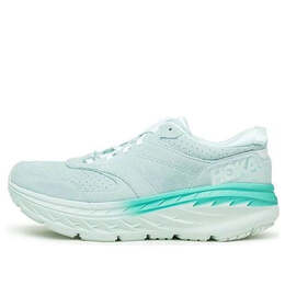 Кроссовки bondi l suede 'blue glass' Hoka One One, синий 1122572-bgat | blue glass/atlantis