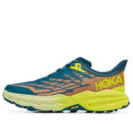 Кроссовки speedgoat 5 'blue coral evening primrose' Hoka One One, голубой 1123157-bcep | blue coral/evening primrose