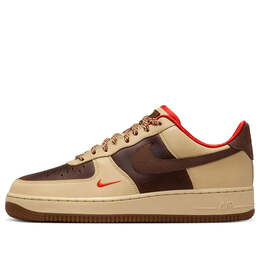 Кроссовки air force 1 '07 'light british cacao wow' Nike, мультиколор hq3447-222 | light british/cacao wow/red
