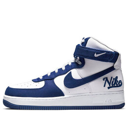 Кроссовки air force 1 high '07 lv8 emb 'dodgers' Nike, белый dc8168-100 | white/blue