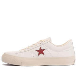 Кроссовки one star j eb leather 'white crimson red' Converse, белый 35200470 | white/crimson red