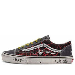 Кроссовки stranger things x style 36 'hellfire club' Vans, черный vn0a3dz3y09 | black/red