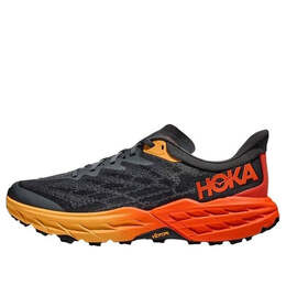 Кроссовки speedgoat 5 'dark grey orange' Hoka One One, серый 1123157-cflm | dark grey/orange