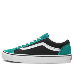 Кроссовки style 36 vintage suede 'tidepool black' Vans, зеленый vn0a3dz3xmr | green/black