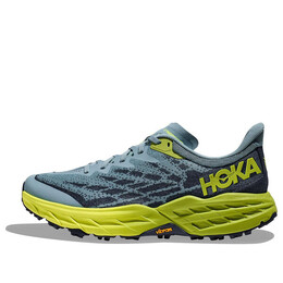 Кроссовки speedgoat 5 2e wide 'stone blue' Hoka One One, синий 1123159-sbdct | blue/lime green