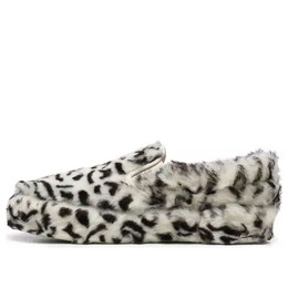 Кроссовки sandy liang x classic slip-on platform 'fuxxy leopard' Vans, белый vn0a3jezwvz | white