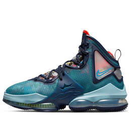 Кроссовки lebron 19 ep 'fast food - dutch blue' Nike, синий dc9340-400 | blue/