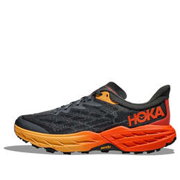 Кроссовки speedgoat 5 wide 'grey bright sunset' Hoka One One, серый 1123159-cflm | grey/orange