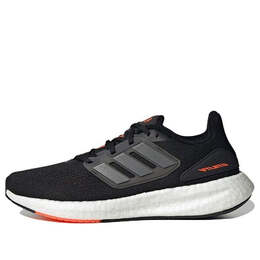 Кроссовки pureboost 22 'black semi orange' Adidas, черный hq7211 | black/grey/orangeo