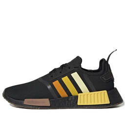 Кроссовки nmd_r1 'black clay strata' Adidas, черный hq4561 | core black/carbon/clay strata