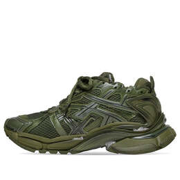 Кроссовки runner sneaker 'leather free khaki' Balenciaga, зеленый 677403w3rb13031 | green khaki