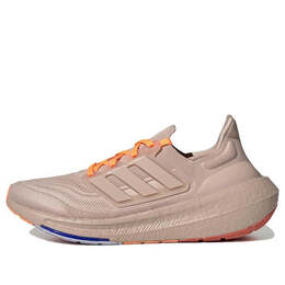 Кроссовки ultraboost light running shoes 'wonder taupe' Adidas, мультиколор hq6343 | wonder taupe / solar red