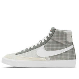 Кроссовки blazer mid '77 'patch - smoke grey' Nike, серый dd1162-001 | smoke grey/white-particle grey-anthracite-summit white-black