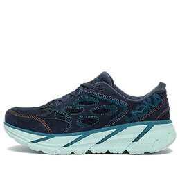 Кроссовки clifton l 'embroidery outer space' Hoka One One, мультиколор 1126854-osbc | outer space/blue coral