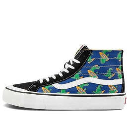 Кроссовки sk8-hi high-top sneakers blue/yellow/green Vans, синий vn0a3mv1a5f | blue/yellow/green/white