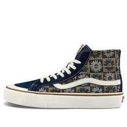 Кроссовки sk8-hi high-top sneakers blue/white Vans, синий vn0a3mv1a5a | blue/brown/white