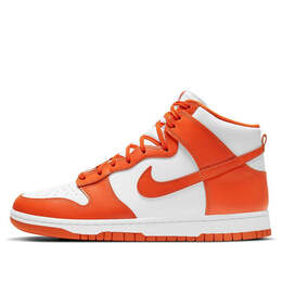 Кроссовки dunk high sp 'syracuse' 2021 Nike, белый dd1399-101 | white/orange blaze