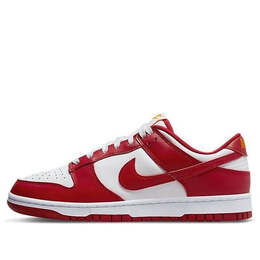 Кроссовки dunk low 'gym red' Nike, белый dd1391-602 | white/red