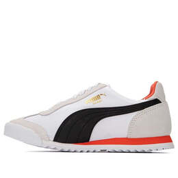 Кроссовки roma og nylon 'white cherry tomato' Puma, белый 362408-29 | white/black/orange