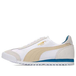 Кроссовки roma og nylon 'white mykonos blue' Puma, белый 362408-32 | white/brown/blue