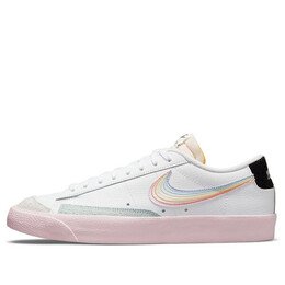 Кроссовки blazer low '77 vintage 'be true' Nike, белый dd3034-100 | white/mlt/clr/lsr fchs/glcr bl